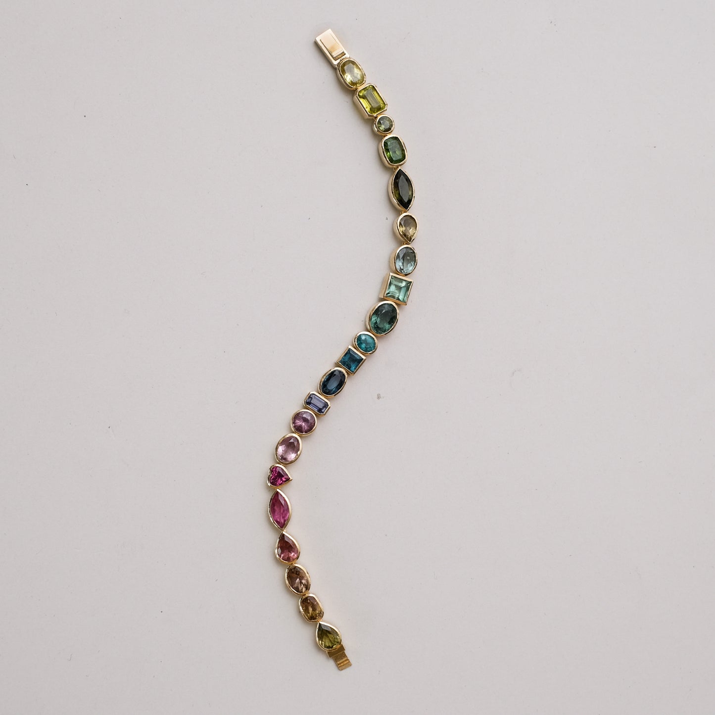 rainbow tennis bracelet